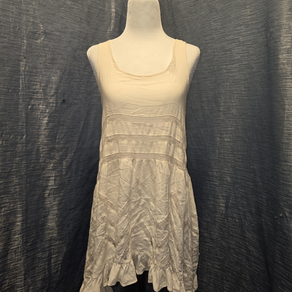 Cream Sleeveless Dress